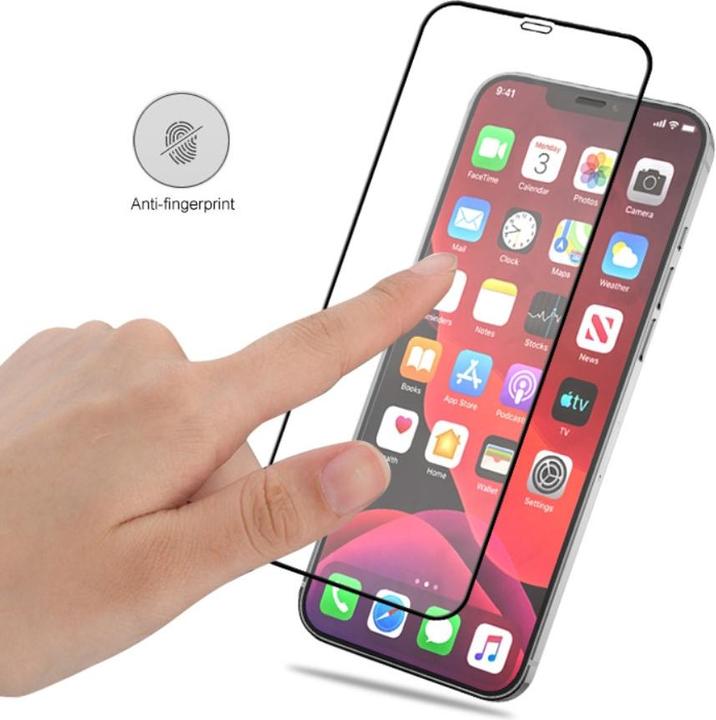Produktbild Amorus iPhone 12 / iPhone 12 Pro Premium Panzerglas Displayschutz Vollbild (1 Stück, Apple iPhone 12, Apple iPhone 12 Pro)