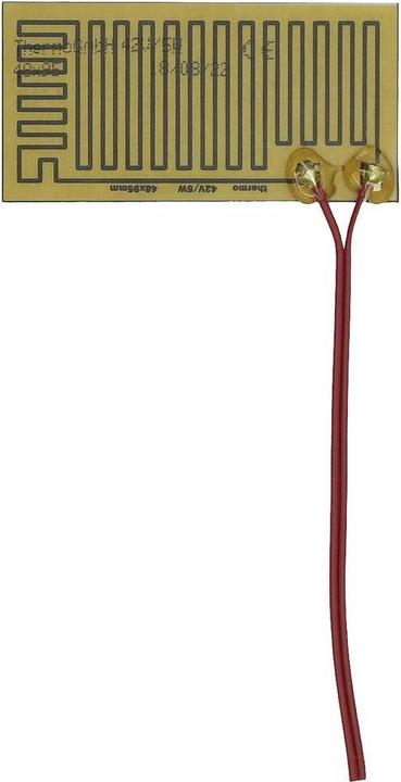 Immagine prodotto Thermo Tech Foglio riscaldante in poliestere 42 V 5 W (L x L) 95 mm x 48 mm (Foglio di riscaldamento)