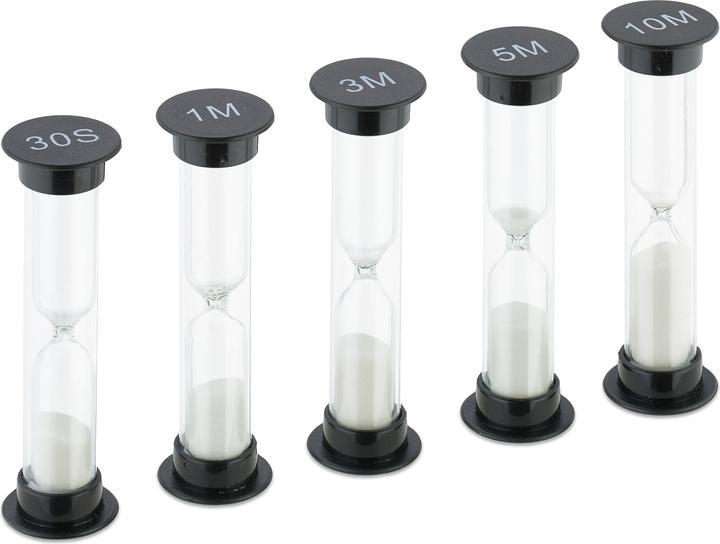 Actual product image Relaxdays 5-piece hourglass set