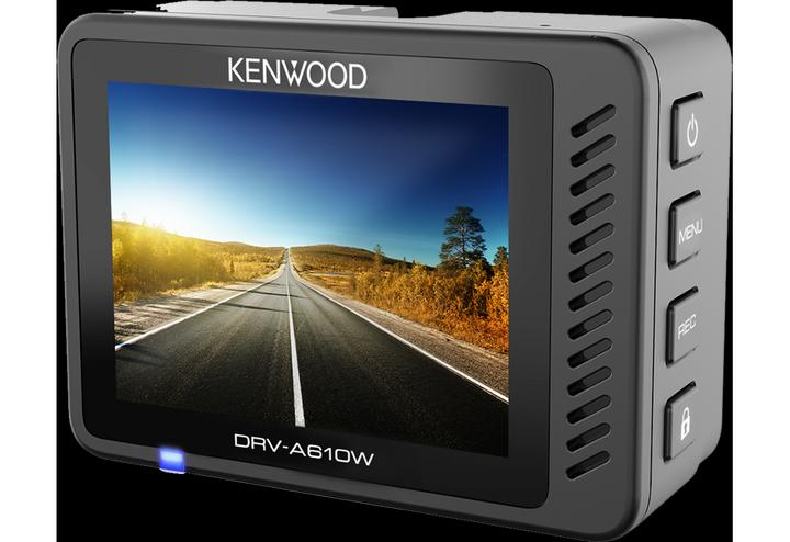 Productafbeelding Kenwood DRV-A610W 4K UHD DashCam 12/24V/App/ 64GB microSD (Ingebouwd display, WiFi, Nachtzicht, GPS-ontvanger, Versnellingssensor, Ingebouwde microfoon)