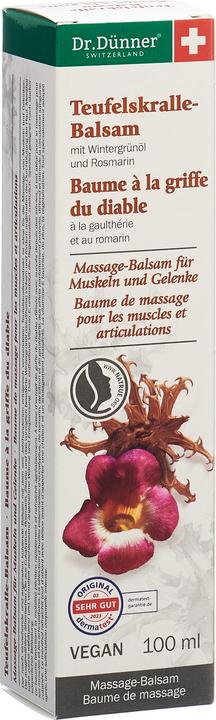 Actual product image Dr. Dünner Thin Devil's Claw Muscles Joints Bals Natrue Tb 100 ml (1 x, 100 ml, 125 g)