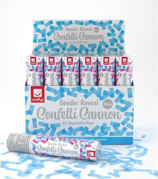 Smiffys Gender Reveal - Confetti Shooter: Blue