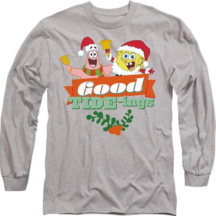 Spongebob Squarepants Good Tideings TShirt weihnachtliches Design (M)