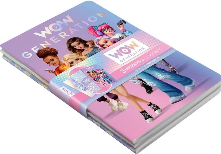 Produktbild Kids Licensing Wow Generation Notizbücher (A5, Weicher Einband)