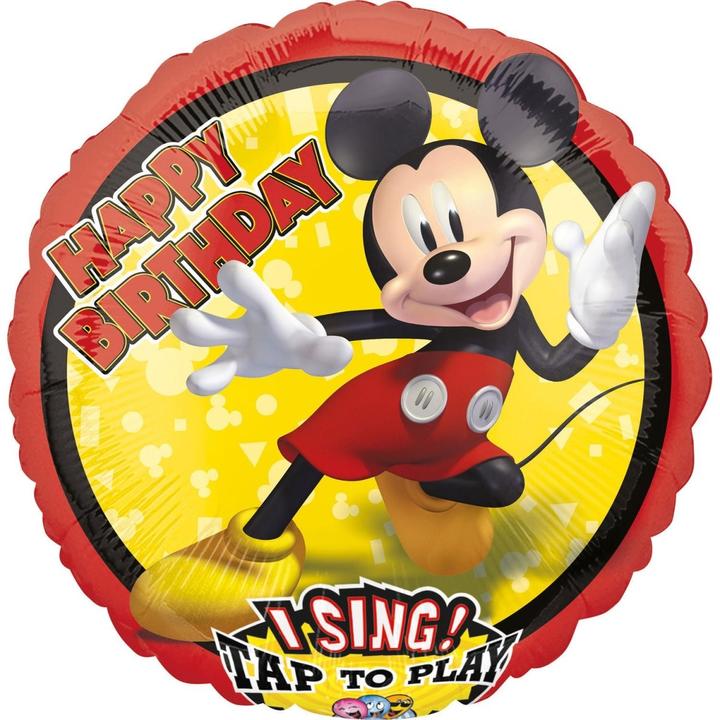 Produktbild Amscan XL Singender Mickey Mouse Ballon (5 x)