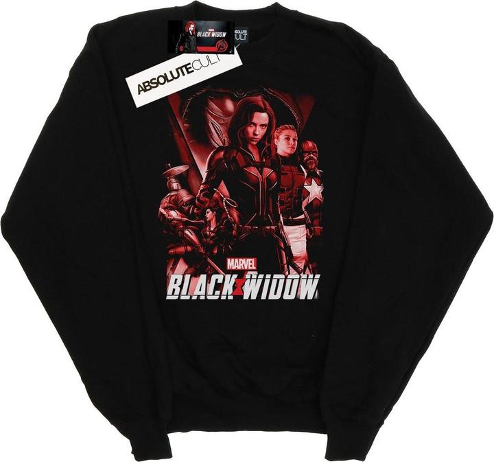 Black Widow Movie Red Group Sweatshirt Mädchen
