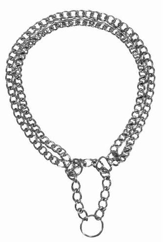 Image du produit Trixie Collier Hond Half-Slip Ketting Met 2 Rijen (S, M, Chien, Sport canin)