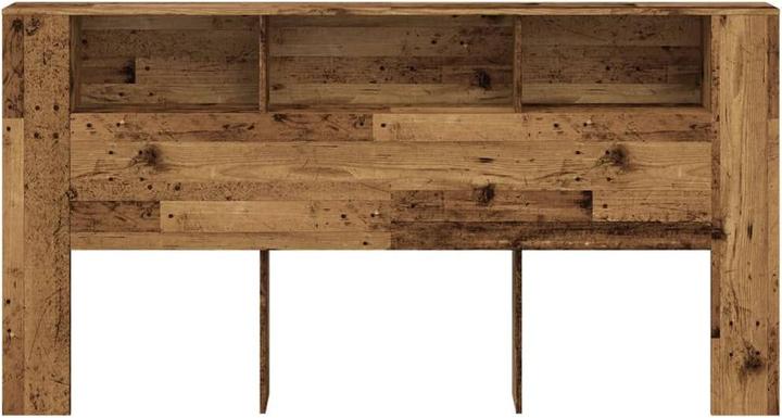 Actual product image VidaXL Bed headboard with shelves look