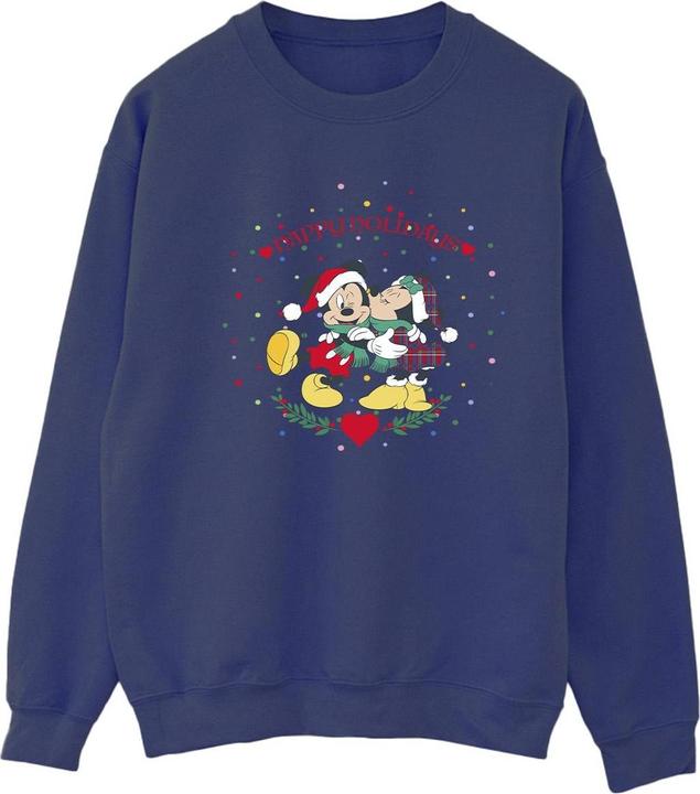 Disney Mickey Mouse Mickey Minnie Christmas Sweatshirt (XXL)