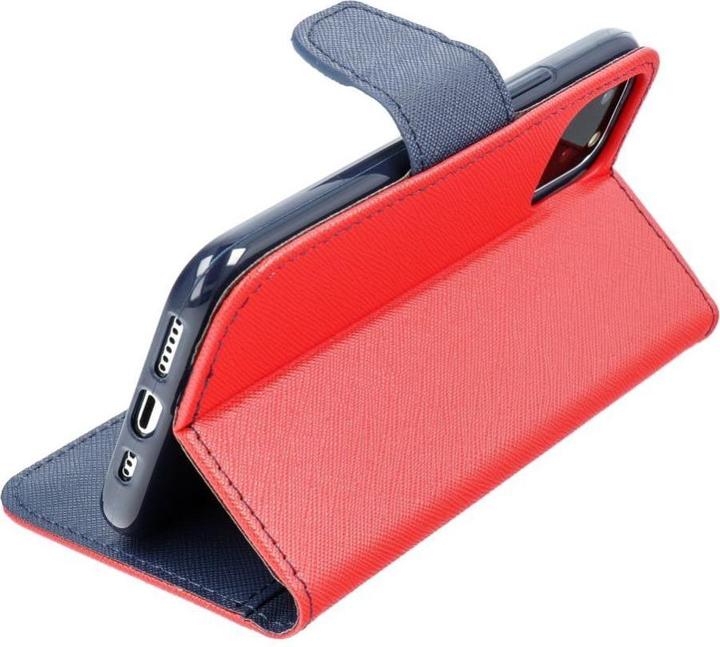 Produktbild OEM Book case FANCY Book case for XIAOMI Redmi Note 14 5G red / navy (Xiaomi Redmi Note 14 5G)