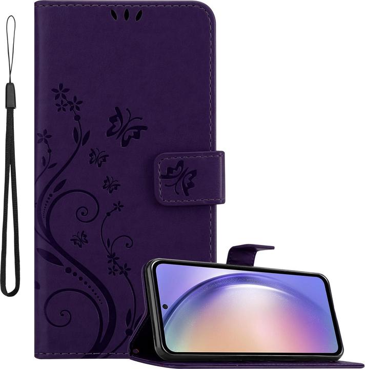 Produktbild Cadorabo Hülle für Samsung Galaxy A54 5G mit Blumen Muster (Samsung Galaxy A54 5G)