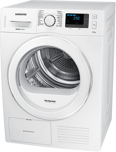 Image du produit Samsung Dv80f5e5hgw/Ws (8 kg, Droite, Gauche)