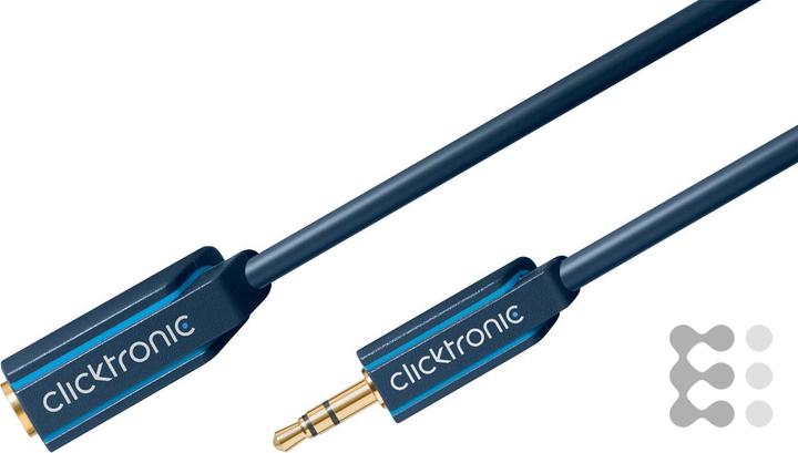 Produktbild clicktronic MP3 Audio-Verlängerung (5 m, 3.5mm Klinke (AUX))
