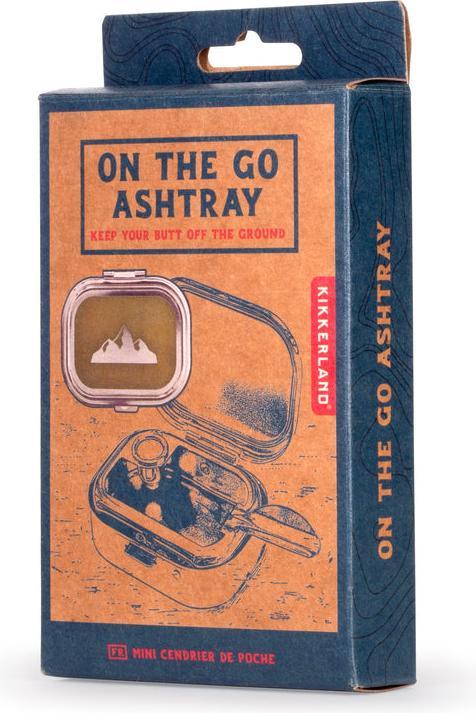 Actual product image Kikkerland Mountains On The Go Ashtray