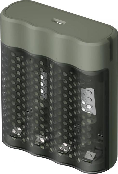 GP Batteries ReCyko M451/100 4-Port USB Ladegerät inkl.4xAAA NiMh 950mAh (5 pcs., AAA, 950 mAh, Battery + charger)