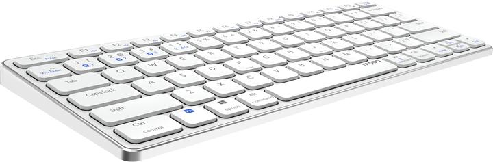 Actual product image Rapoo Wireless multi-mode keyboard E9600M, DE layout, white (DE, Cable)
