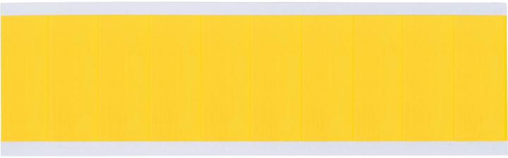 Actual product image Brady 3440-BLANK, B-499, nylon fabric, without labelling, black on yellow, 22 x 57mm, font height