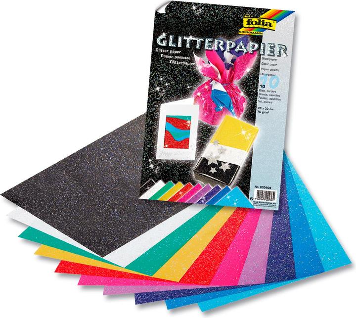 Produktbild Magni Glitter-Papier (70 g/m², 10 x)