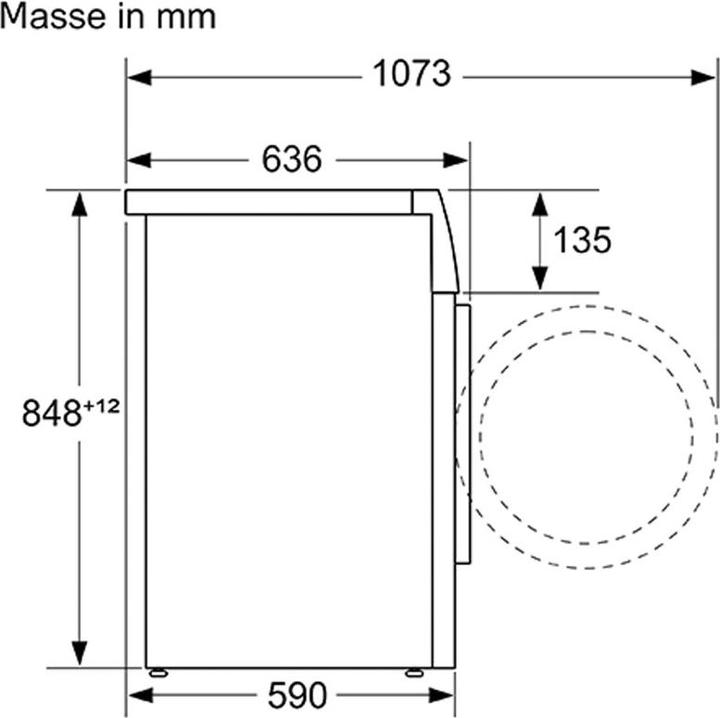 Produktbild Siemens WG56G2M4CH (10 kg, Links, CH-Stecker)