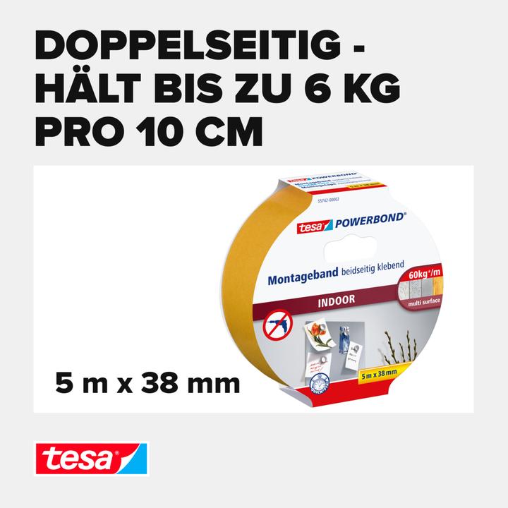 Image du produit tesa Ruban de montage Powerbond Indoor (38 mm)