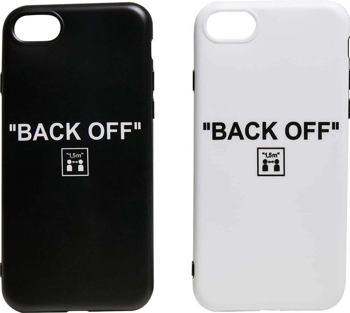 Image du produit Mister Tee Back Off I Phone 6/7/8 Phone Case Set (Apple iPhone 7, Apple iPhone 6, Apple iPhone 8)