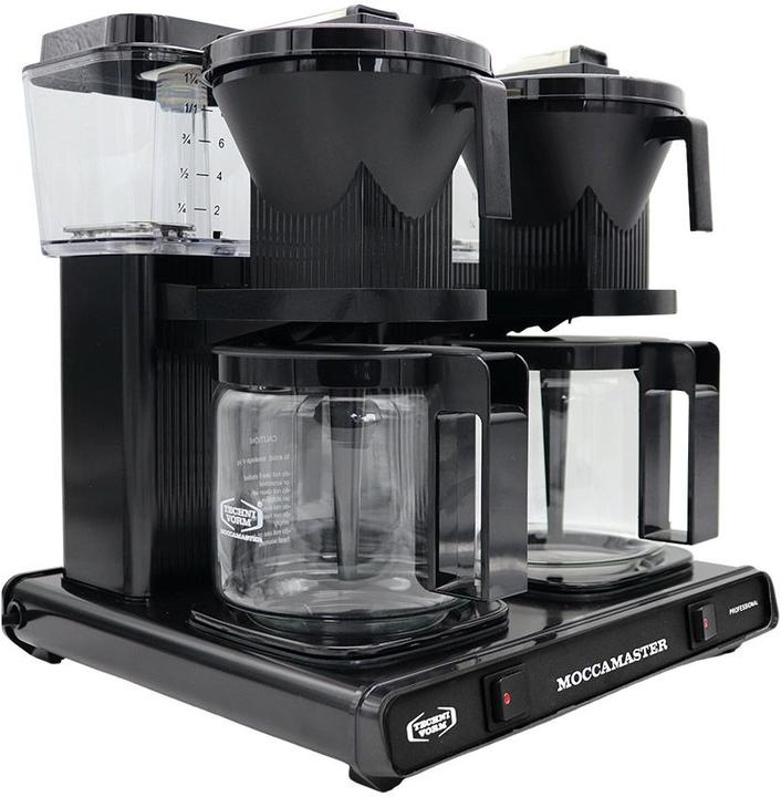 Image du produit Moccamaster Cafetière double verre KBG744 Noir (Prise UE)