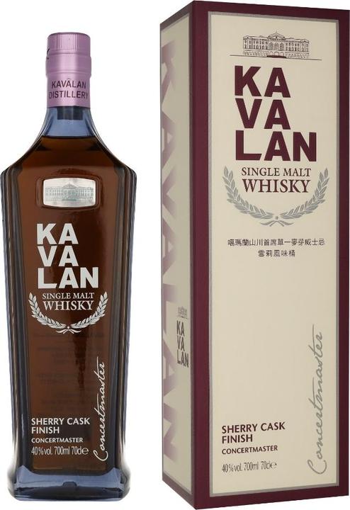 Kavalan Concertmaster Sherry Cask Finish (Single Malt, 1 x 70 cl)