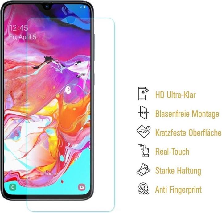 Produktbild Protectorking 2x Panzerfolie Anti-Shock HD Klar (2 Stück, Samsung Galaxy A20e)