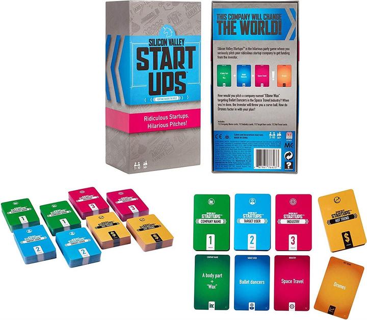 Actual product image Mattel Games Silicon Valley Start-Ups Game (German)