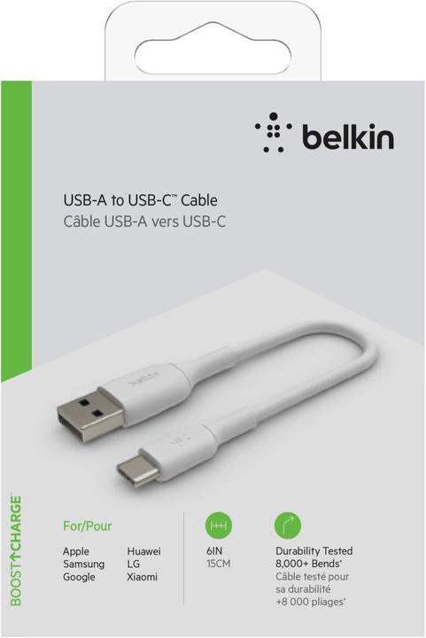 Produktbild Belkin USB A – USB C (0.15 m, USB 2.0)