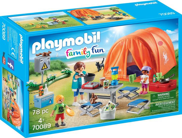 Immagine prodotto Playmobil Campeggio per famiglie (70089, Divertimento in famiglia Playmobil)