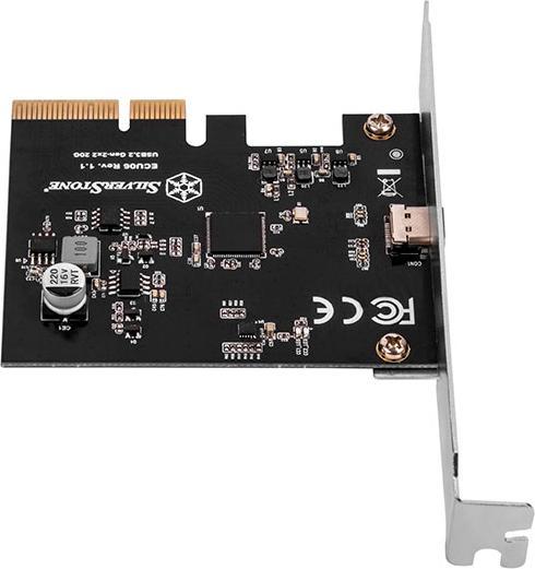 Image du produit Silverstone SST-ECU06, Carte d'interface USB-C 3.2 Gen 2x2 - PCIe