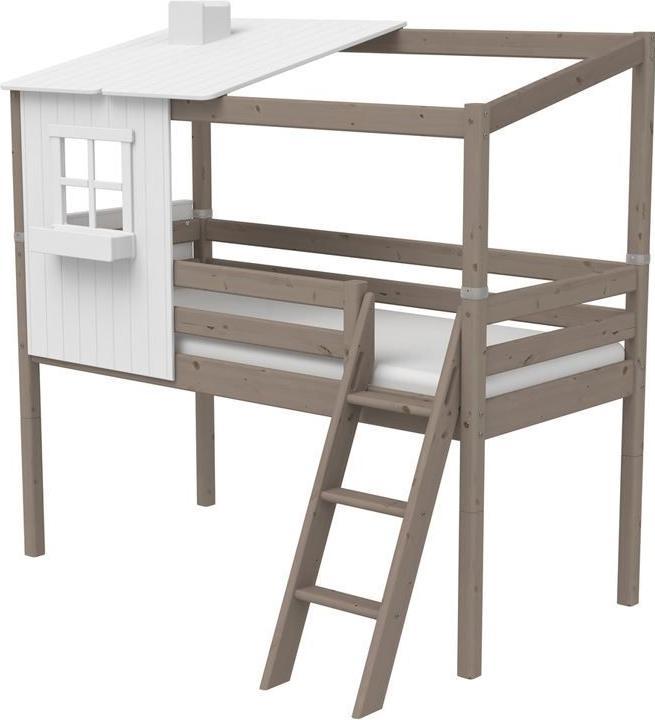 Produktbild Flexa Classic Bett terra 90x200 Baumhaus halbhoch 1/2