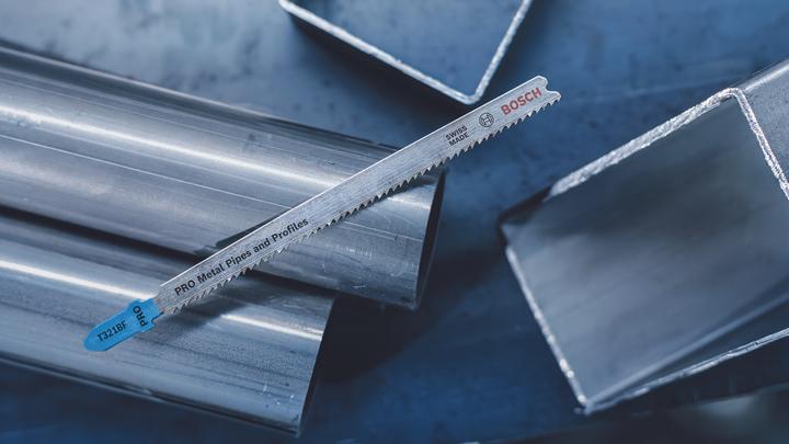 Actual product image Bosch Professional Zubehör PRO Metal Pipes and Profiles T321BF Jigsaw blade, 132 mm, 5 pcs.
