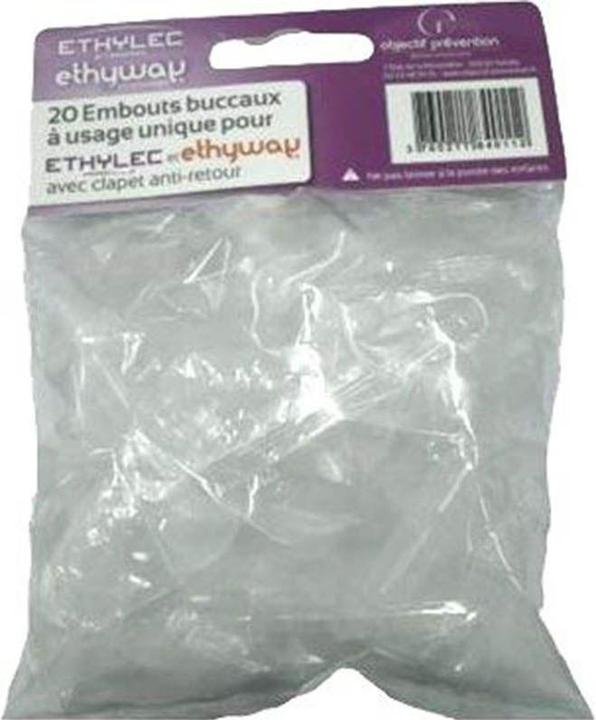 Actual product image Ethylec Set De 20 Embouts Pour éthylotest