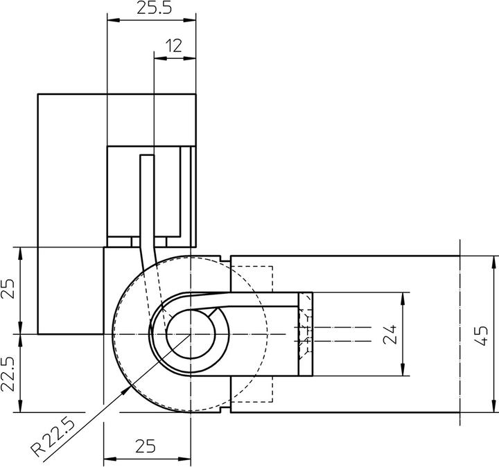 Actual product image Simonswerk Clamp protection VX 7099
