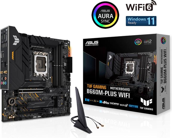 Produktbild ASUS TUF GAMING B660M-PLUS (LGA 1700, Intel B660, mATX)