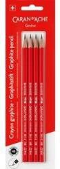 Productafbeelding Caran d'Ache Edelweiss Graphitstift im Blister (0.50 mm, HB, 4 x)