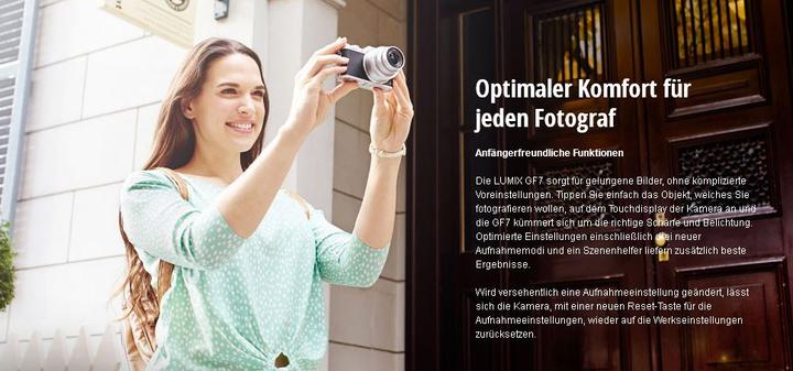 Productafbeelding Panasonic Dmc Gf7 (16 Mpx, Micro Vier Derde)