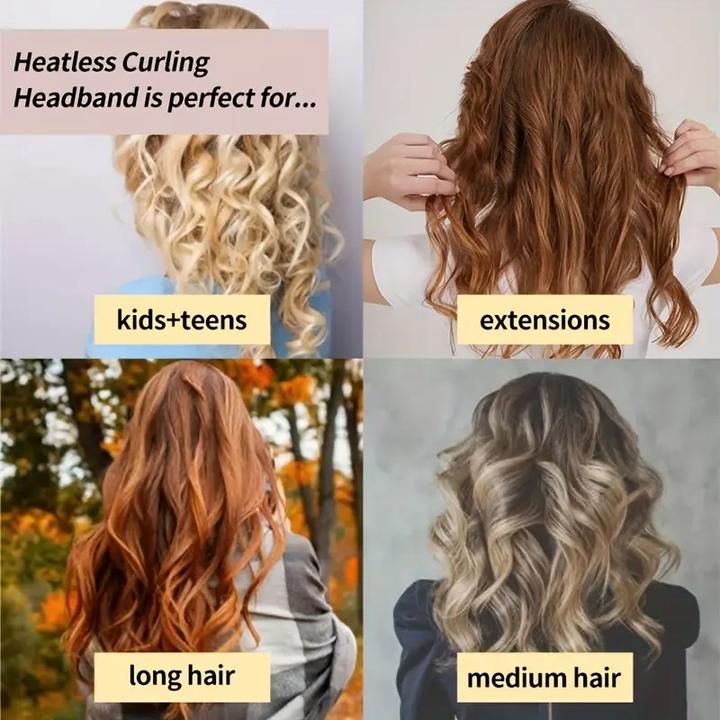 Immagine prodotto ASMI Soft Heatless Curling, Lockenwickler ohne Hitze, 3-teilig