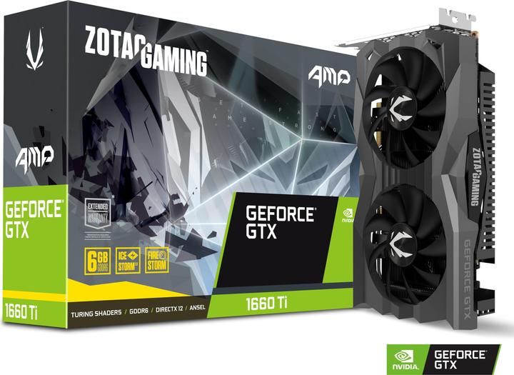 Actual product image Zotac Gaming Geforce GTX 1660Ti AMP Edition (6 GB)