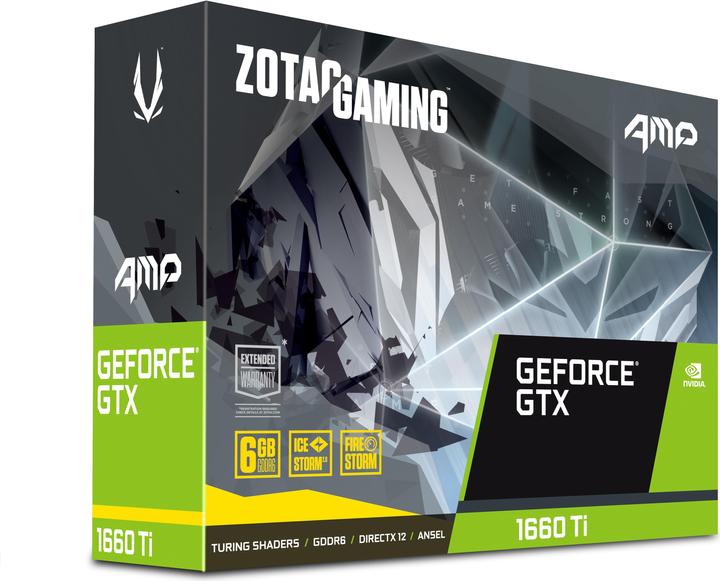 Actual product image Zotac Gaming Geforce GTX 1660Ti AMP Edition (6 GB)