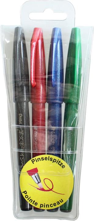 Produktbild Pentel Brush Sign Pen, Faserschreiber (Mehrfarbig, 1 x)