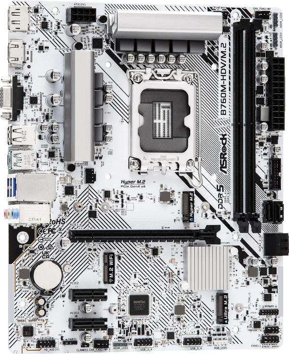 Produktbild AsRock B760M-HDV/M.2 (LGA 1700, Intel B760, mATX)