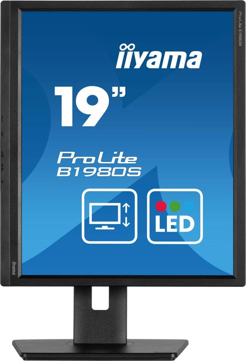 Produktbild iiyama 48.0cm (19") B1980S-B1 5:4 HDMI+DP (1280 x 1024 Pixel, 19")