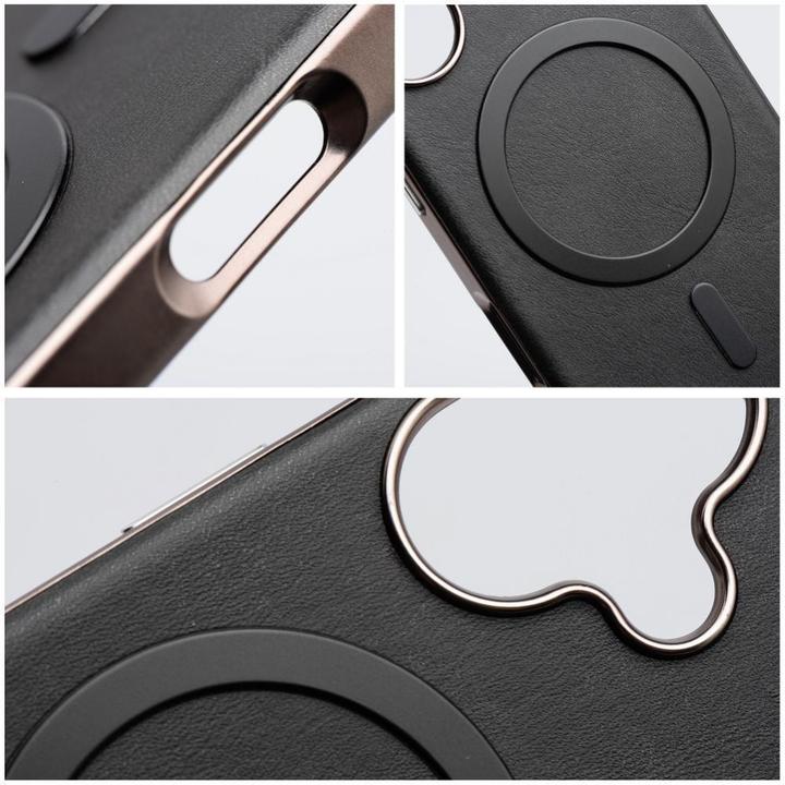 Immagine prodotto OEM Back panel cover GENTLEMAN MAG COVER Case compatible with MagSafe for IPHONE 12 PRO black (Apple iPhone 12 Pro)