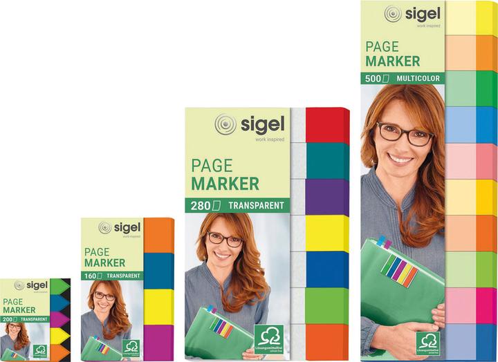 Image du produit Sigel Marqueur de page (20 x 50 mm)