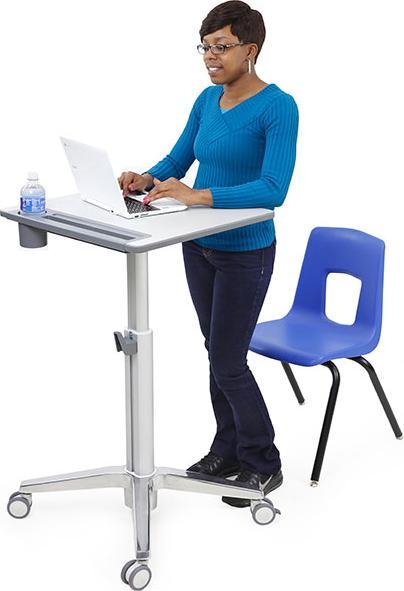 Produktbild Ergotron roll stand, LearnFit Desk, adjustable