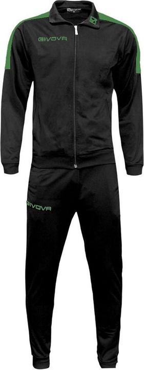 Givova Tuta Revolution Trainingsanzug Schwarz-Grün TR033 1013 XL (XL)