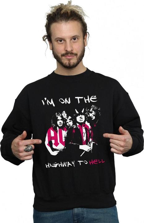 Produktbild AC/DC I'm On The Highway To Hell Sweatshirt aus Baumwolle (L)